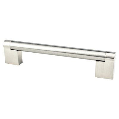 Berenson Contemporary Advantage Three Bar Pull - 128mm (5-1/16 in) - Brushed Nickel