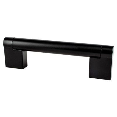 Berenson Contemporary Advantage Three Bar Pull - 96mm (3-25/32 in) - Matte Black