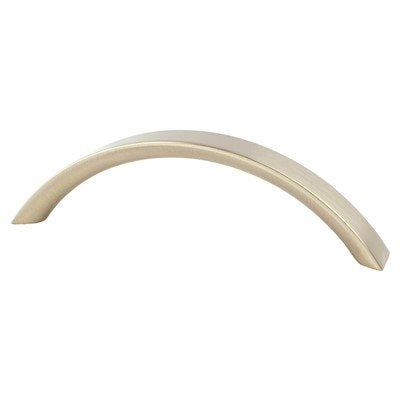 Berenson Contemporary Advantage Four Flat Arch Pull - 96mm (3-25/32 in) - Champagne