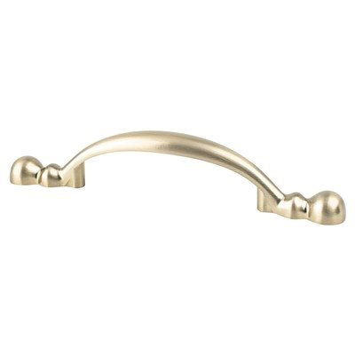 Berenson Traditional Advantage Four Rounded End Pull - 3 in (76.2mm) - Champagne