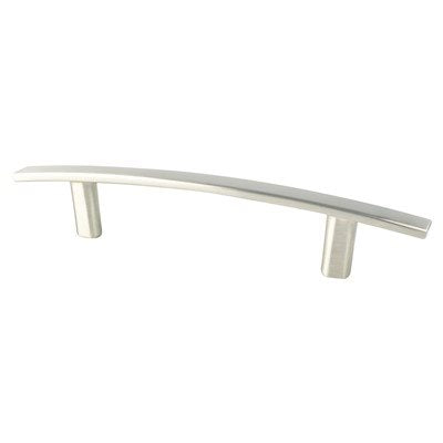 Berenson Transitional Advantage One Bow Pull - 96mm (3-25/32 in) - Brushed Nickel