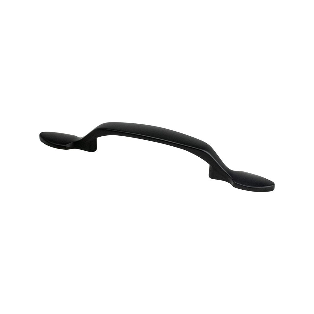 Berenson Traditional Advantage Two Spade End Pull - 3 in (76.2mm) - Matte Black