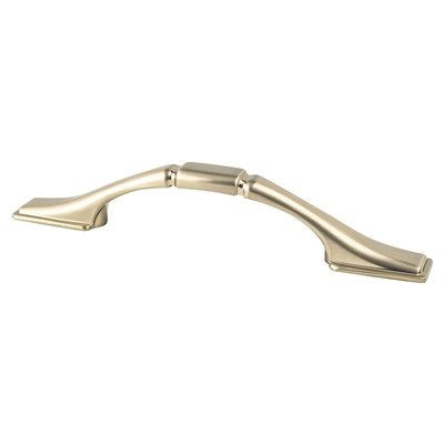 Berenson Traditional Advantage One Squared End Pull - 3 in (76.2mm) - Champagne
