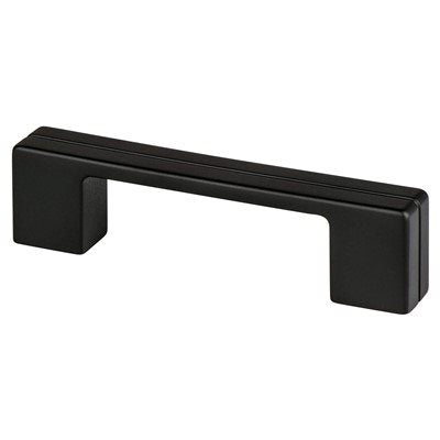 Berenson Skyline Pull - 3 in (76.2mm) and 96mm (3-25/32 in) - Matte Black