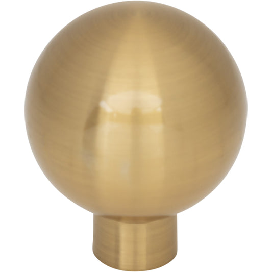 Top Knobs Brockwell Round Knob - 1 1/8" Dia. - Ash Gray