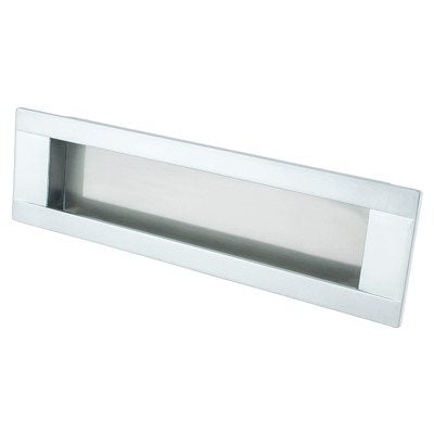 Berenson Seize Recessed Pull - 160mm (6-5/16 in) - Dull Chrome