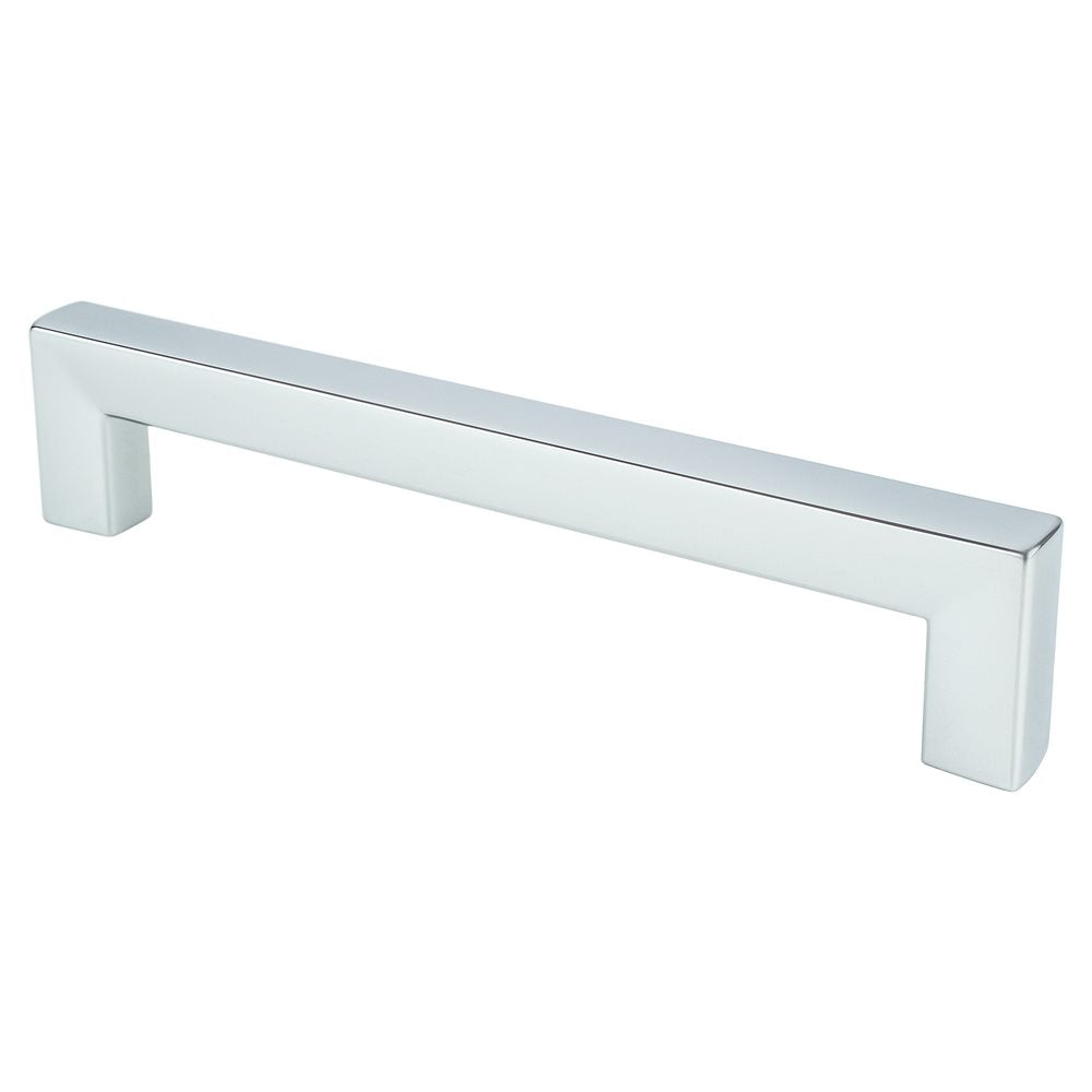 Berenson Square Pull - 128mm (5-1/16 in) - Polished Chrome