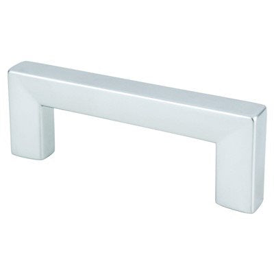 Berenson Square Pull - 64mm (2-1/2 in) - Dull Chrome