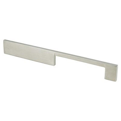 Berenson I-Spazio Off Center Pull - 192mm (7-9/16 in) - Brushed Nickel