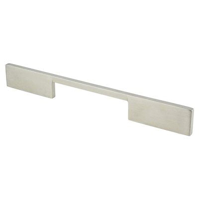 Berenson I-Spazio Pull - 192mm (7-9/16 in) - Brushed Nickel