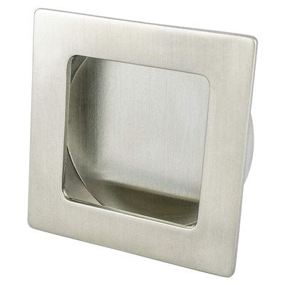 Berenson Stylus Large Recessed Pull - 64x64mm - Brushed Nickel