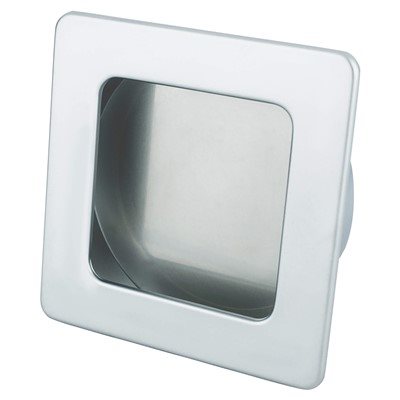 Berenson Stylus Large Recessed Pull - 64x64mm - Dull Chrome