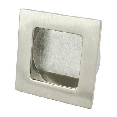Berenson Stylus Medium Recessed Pull - 50x50mm - Brushed Nickel