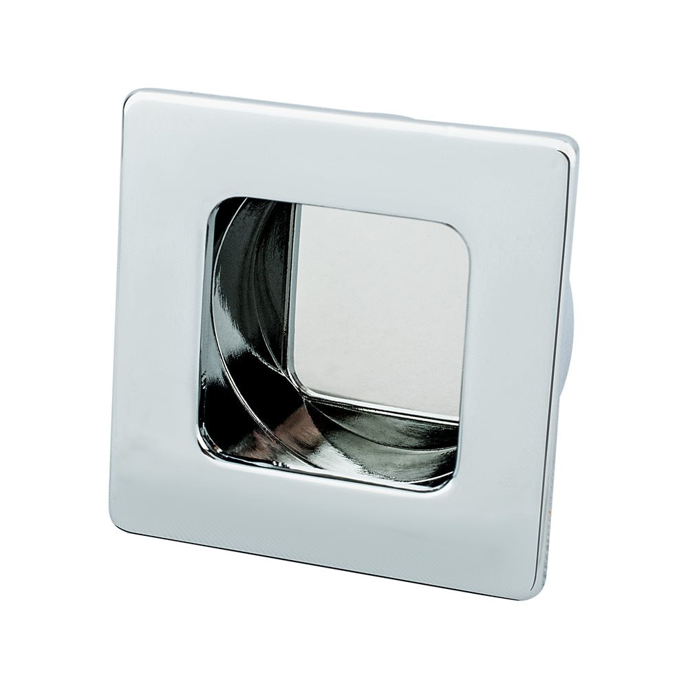 Berenson Stylus Small Recessed Pull - 39x39mm - Polished Chrome