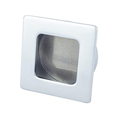 Berenson Stylus Small Recessed Pull - 39x39mm - Dull Chrome