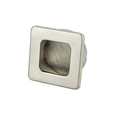 Berenson Stylus Extra Small Recessed Pull - 29x29mm - Brushed Nickel