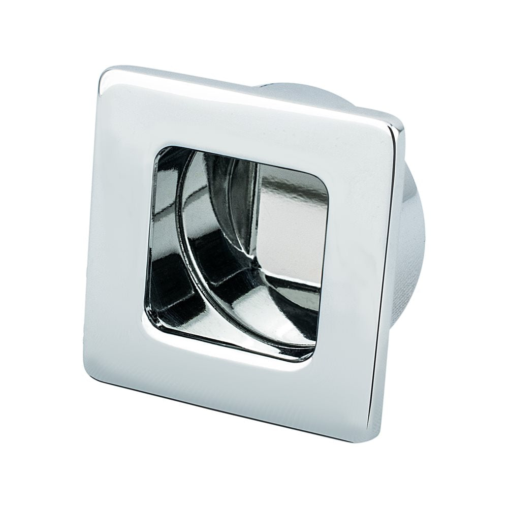 Berenson Stylus Extra Small Recessed Pull - 29x29mm - Polished Chrome