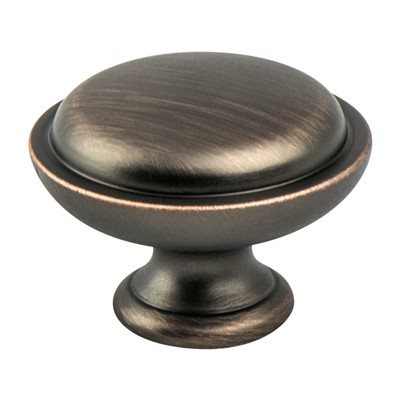 Berenson Traditional Advantage One Rimmed Knob - Verona Bronze