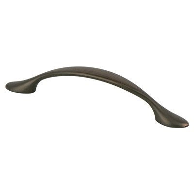 Berenson Transitional Advantage Three Rounded End Pull - 96mm (3-25/32 in) - Verona Bronze