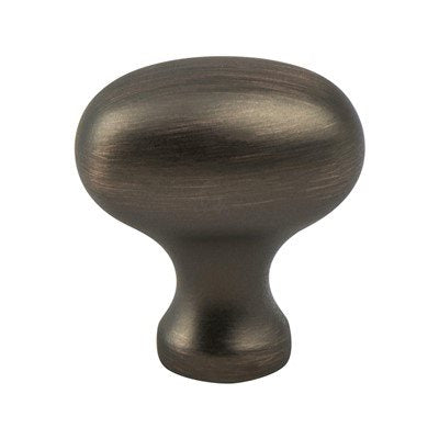 Berenson Transitional Advantage Three Oval Knob - Verona Bronze