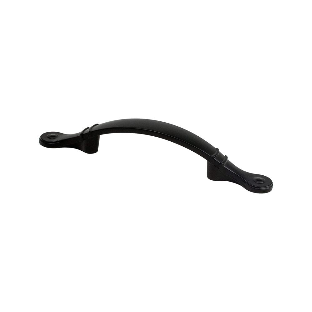 Berenson Traditional Advantage Four Ringed Arch Pull - 3 in (76.2mm) - Matte Black