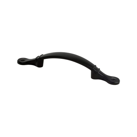 Berenson Traditional Advantage Four Ringed Arch Pull - 3 in (76.2mm) - Matte Black