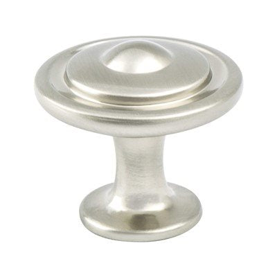 Berenson Traditional Advantage Three Button Knob - Brushed Nickel