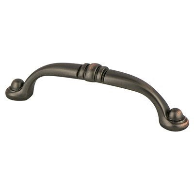 Berenson Traditional Advantage Three Antique Pull - 96mm (3-25/32 in) - Verona Bronze