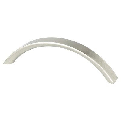 Berenson Contemporary Advantage Four Flat Arch Pull - 96mm (3-25/32 in) - Brushed Nickel