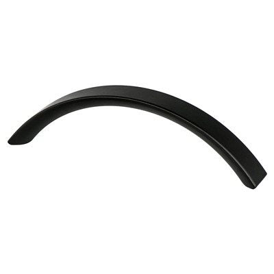 Berenson Contemporary Advantage Four Flat Arch Pull - 96mm (3-25/32 in) - Matte Black