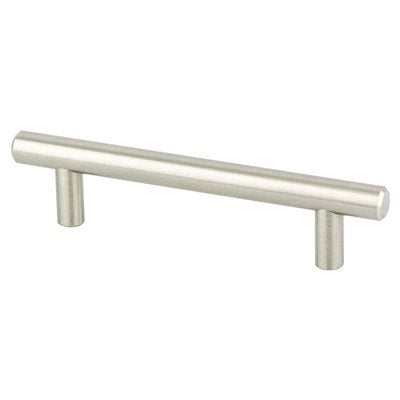 Berenson Transitional Advantage Two T-Bar Pull - 96mm (3-25/32 in) - Brushed Nickel