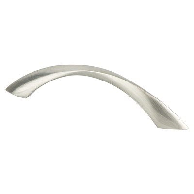 Berenson Contemporary Advantage Five Twisted Arch Pull - 96mm (3-25/32 in) - Brushed Nickel