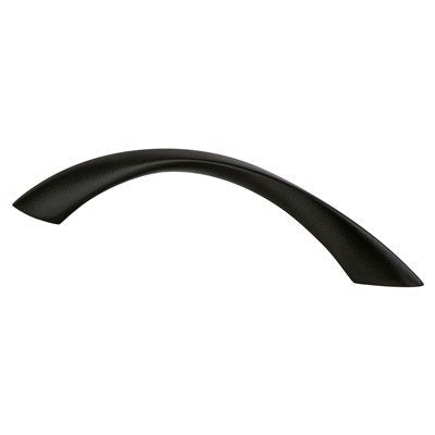 Berenson Contemporary Advantage Five Twisted Arch Pull - 96mm (3-25/32 in) - Matte Black