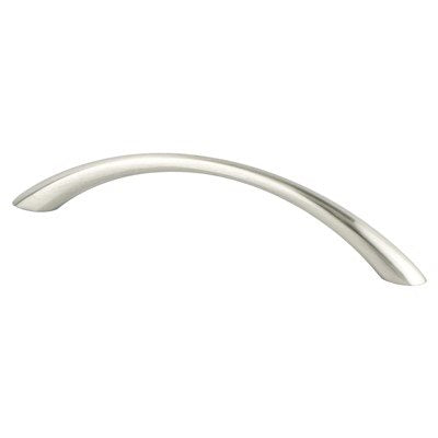 Berenson Contemporary Advantage Four Tapered Arch Pull - 128mm (5-1/16 in) - Brushed Nickel