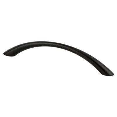Berenson Contemporary Advantage Four Tapered Arch Pull - 128mm (5-1/16 in) - Matte Black
