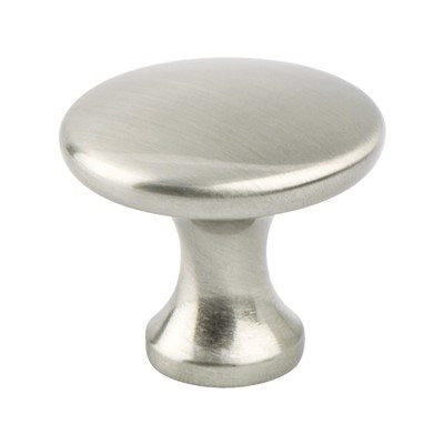 Berenson Contemporary Advantage Five Narrow Round Knob - Brushed Nickel