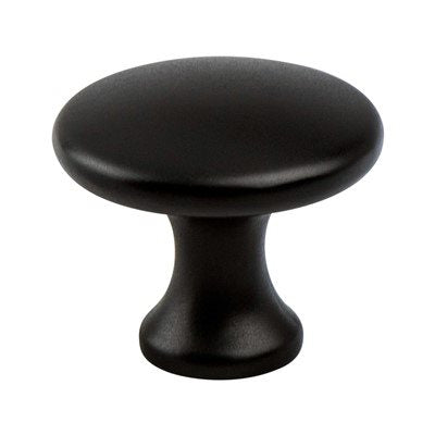 Berenson Contemporary Advantage Five Narrow Round Knob - Matte Black