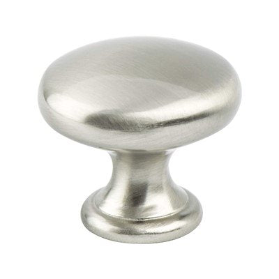 Berenson Contemporary Advantage Four Wide Round Knob - Brushed Nickel