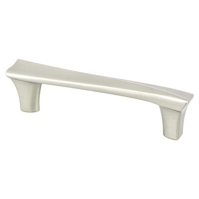 Berenson Fluidic Pull - 96mm (3-25/32 in) - Brushed Nickel