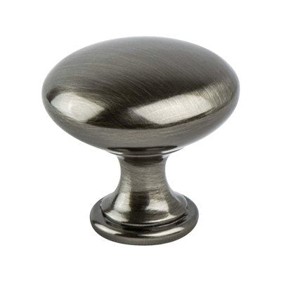 Berenson Euro Moderno Knob - Brushed Black Nickel
