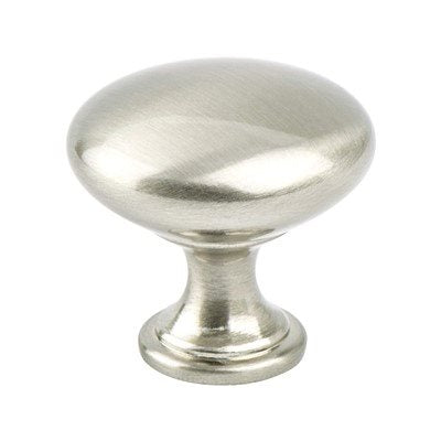 Berenson Euro Moderno Knob - Brushed Nickel