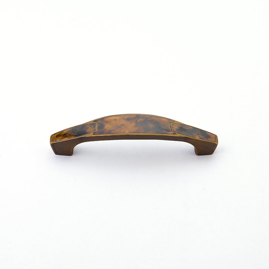 Schaub Tiger Penshell Estate Dover Pull with Tiger Penshell Inlay  4" cc