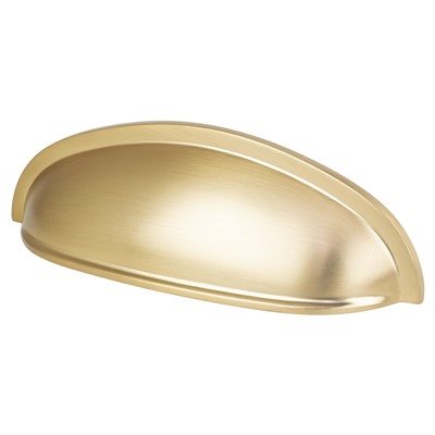 Berenson Folklore Cup Pull - 3 in (76.2mm) - Modern Brushed Gold