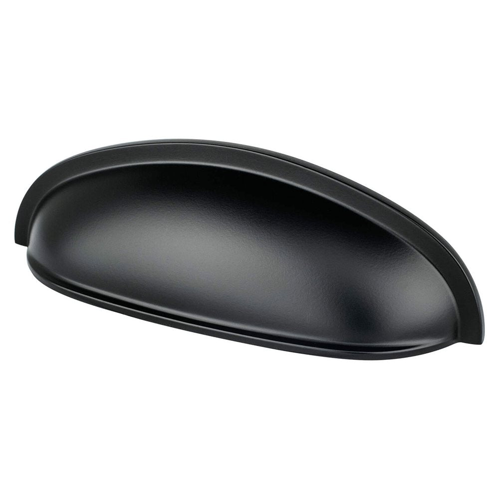 Berenson Folklore Cup Pull - 3 in (76.2mm) - Matte Black