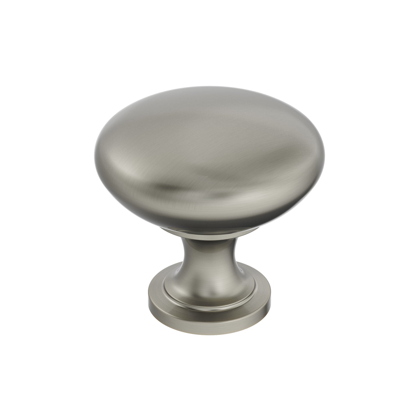 Amerock Edona Knob - 1-1/4 inch (32mm) Diameter - Antique Silver