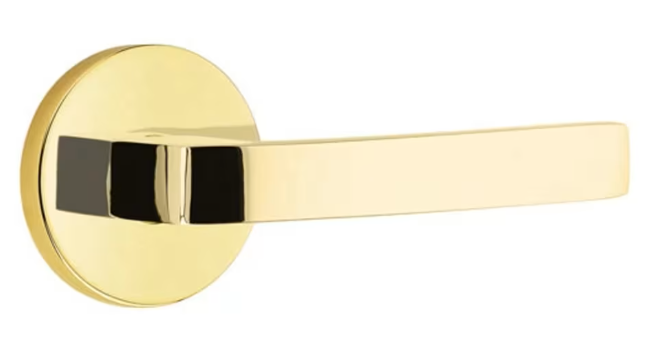 Breslin Lever Disk Unlacquered Brass