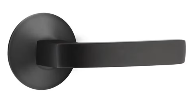 Breslin Lever Modern Flat Black