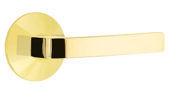 Breslin Lever Modern Unlacquered Brass