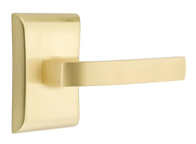 Breslin Lever Neos Satin Brass