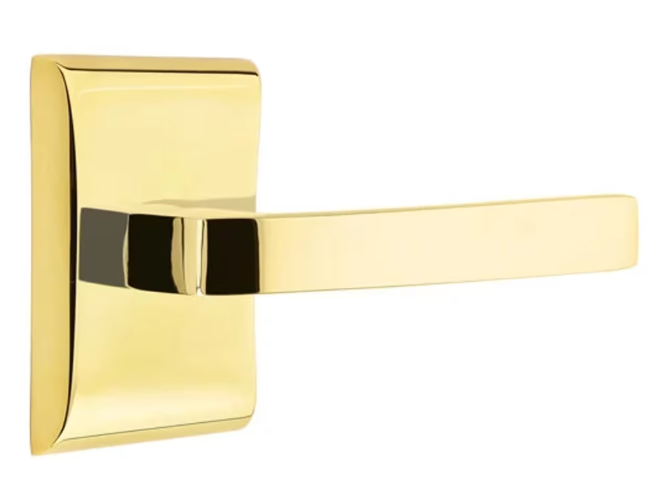Breslin Lever Neos Unlacquered Brass